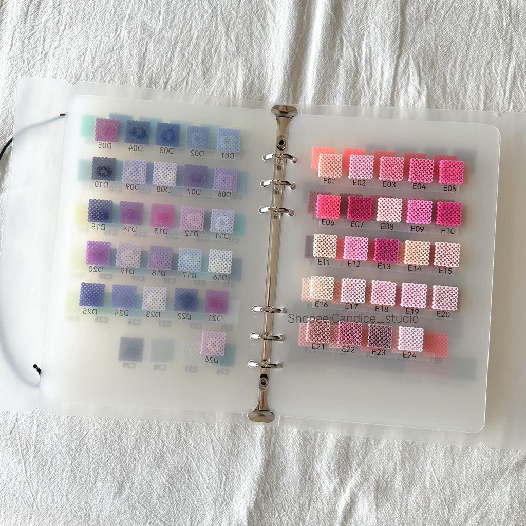 新品 New 2.6mm拼豆色卡A5冊 現貨 實色221色 限量5本