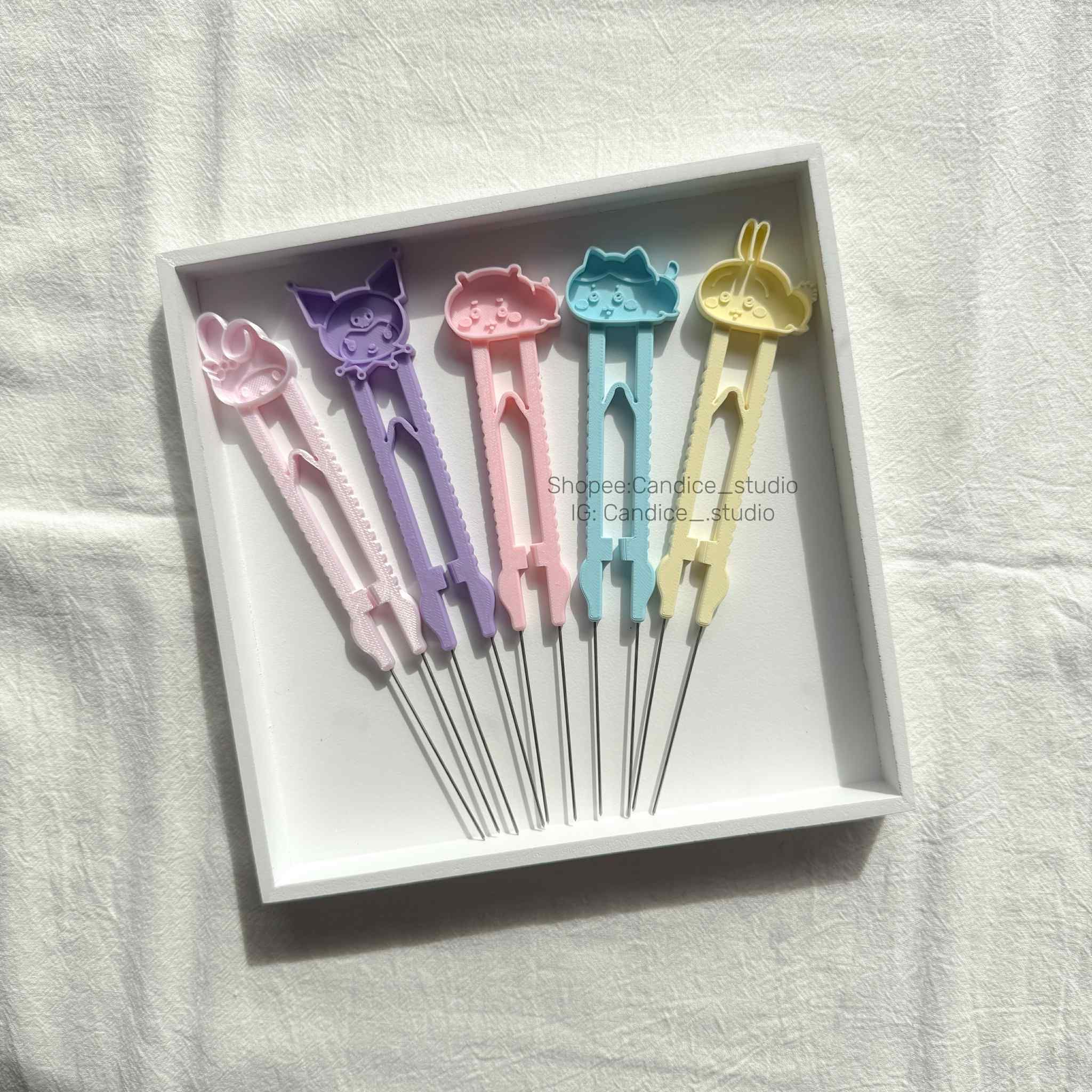 拼豆神器長鑷子、貓爪豆鏟