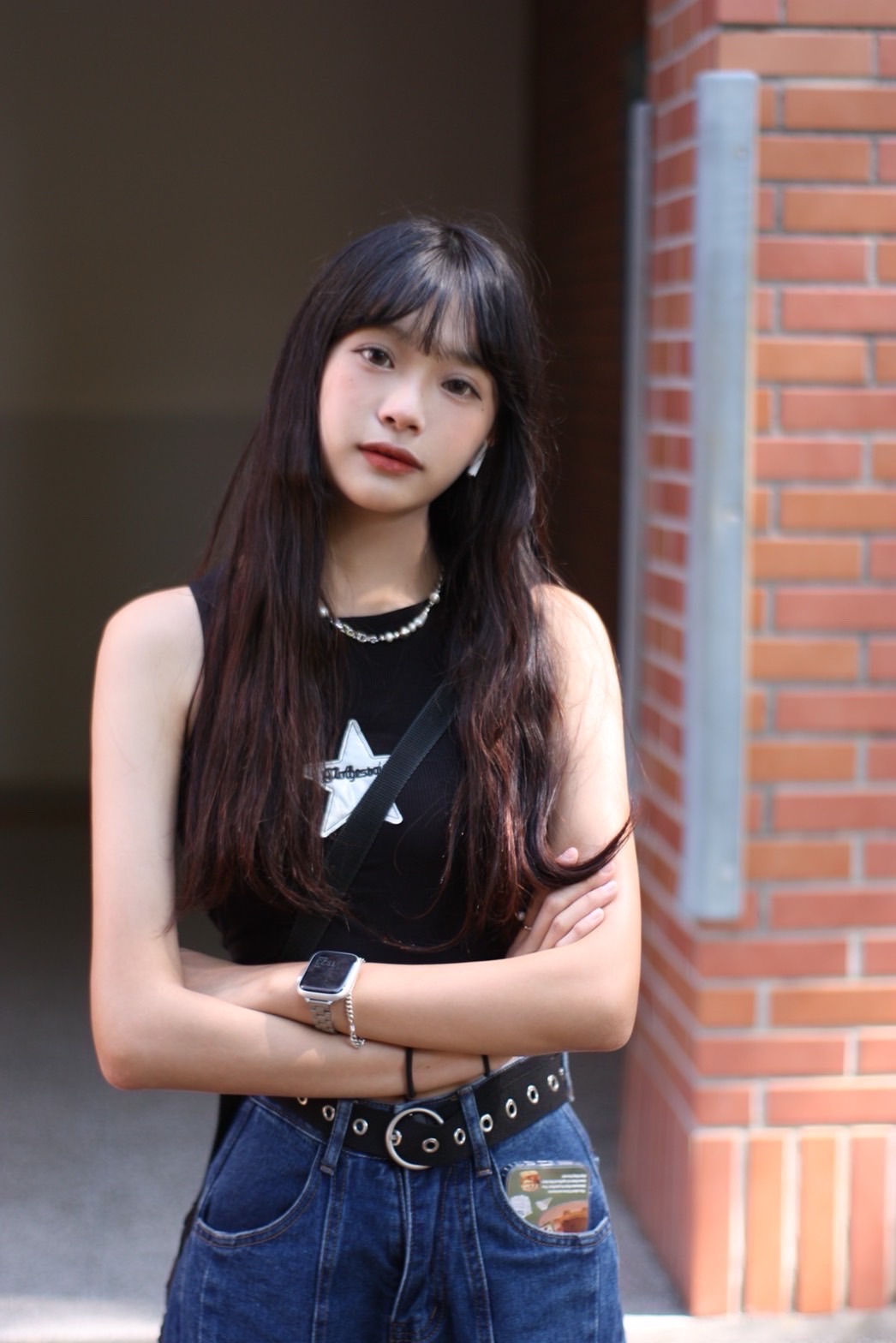 曈曈.采婕⭐️別緻字母星星工字胸墊背心