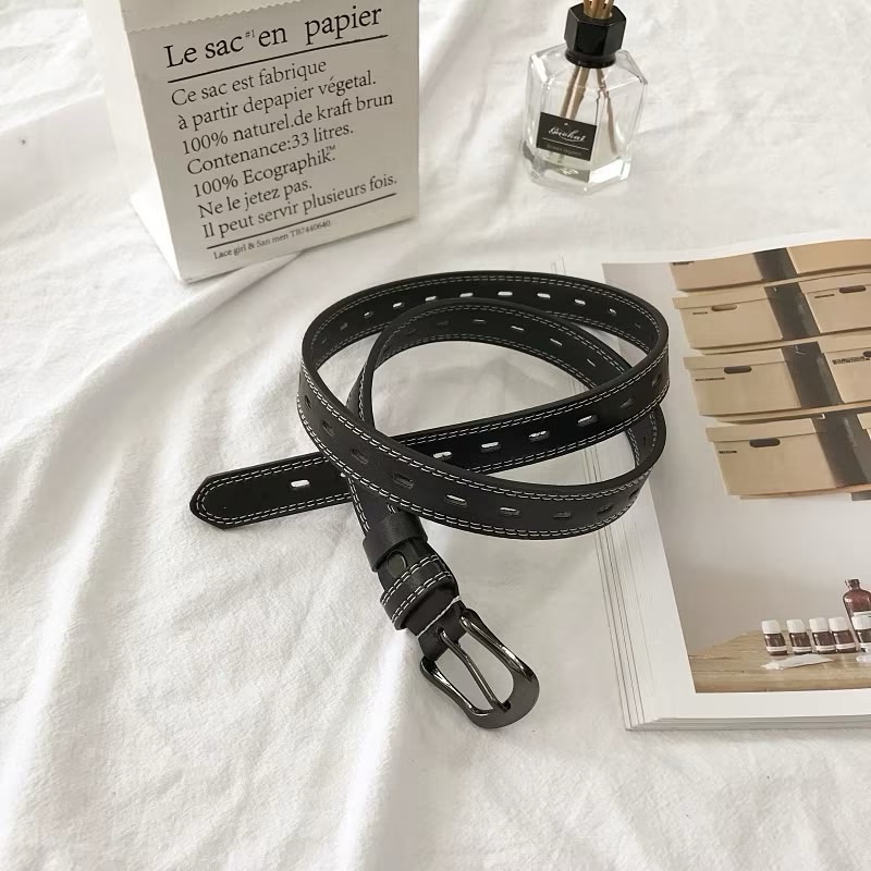 曈曈♡簡約百搭車線設計皮帶