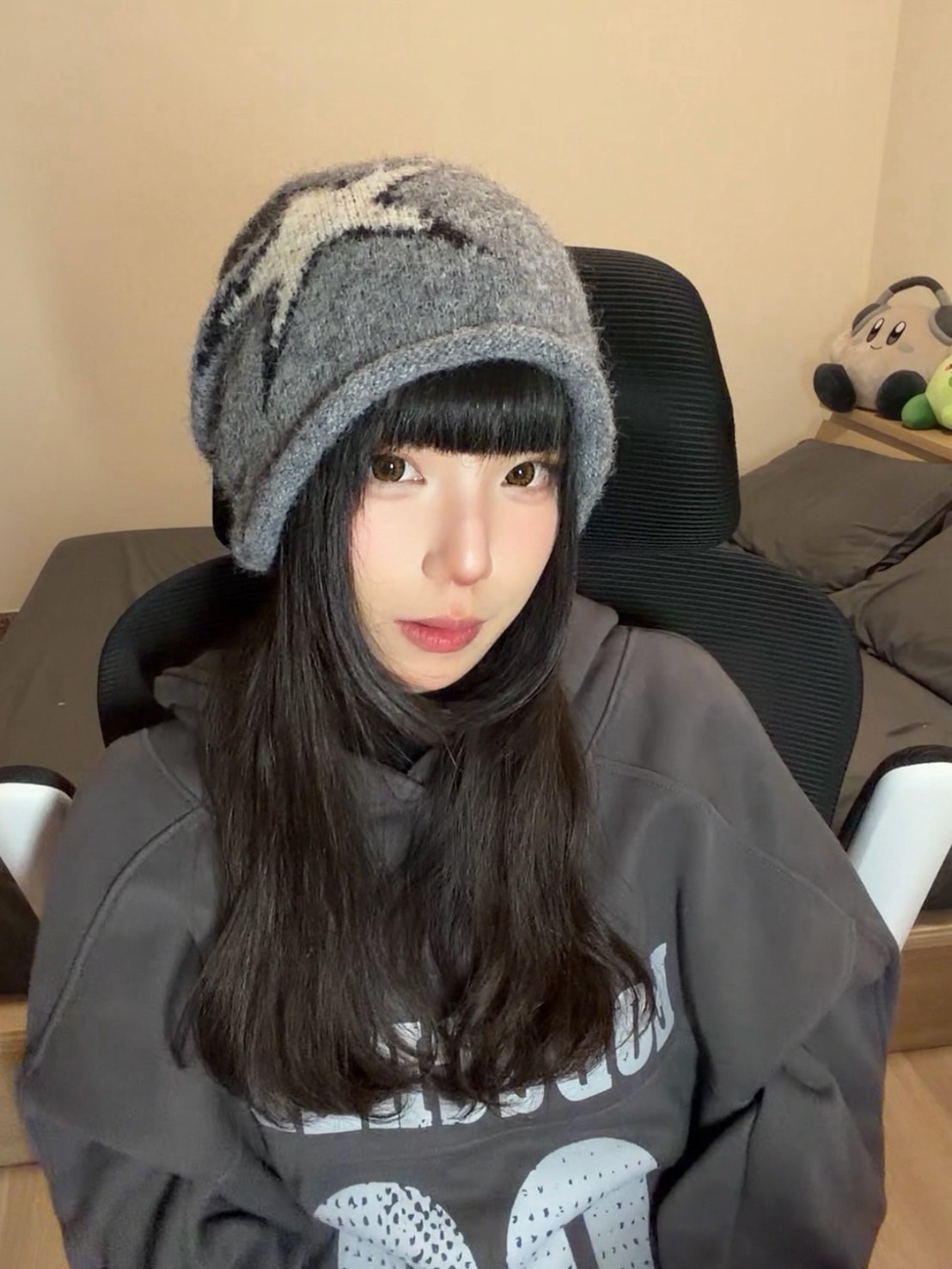 芊妘⭐️星星毛帽