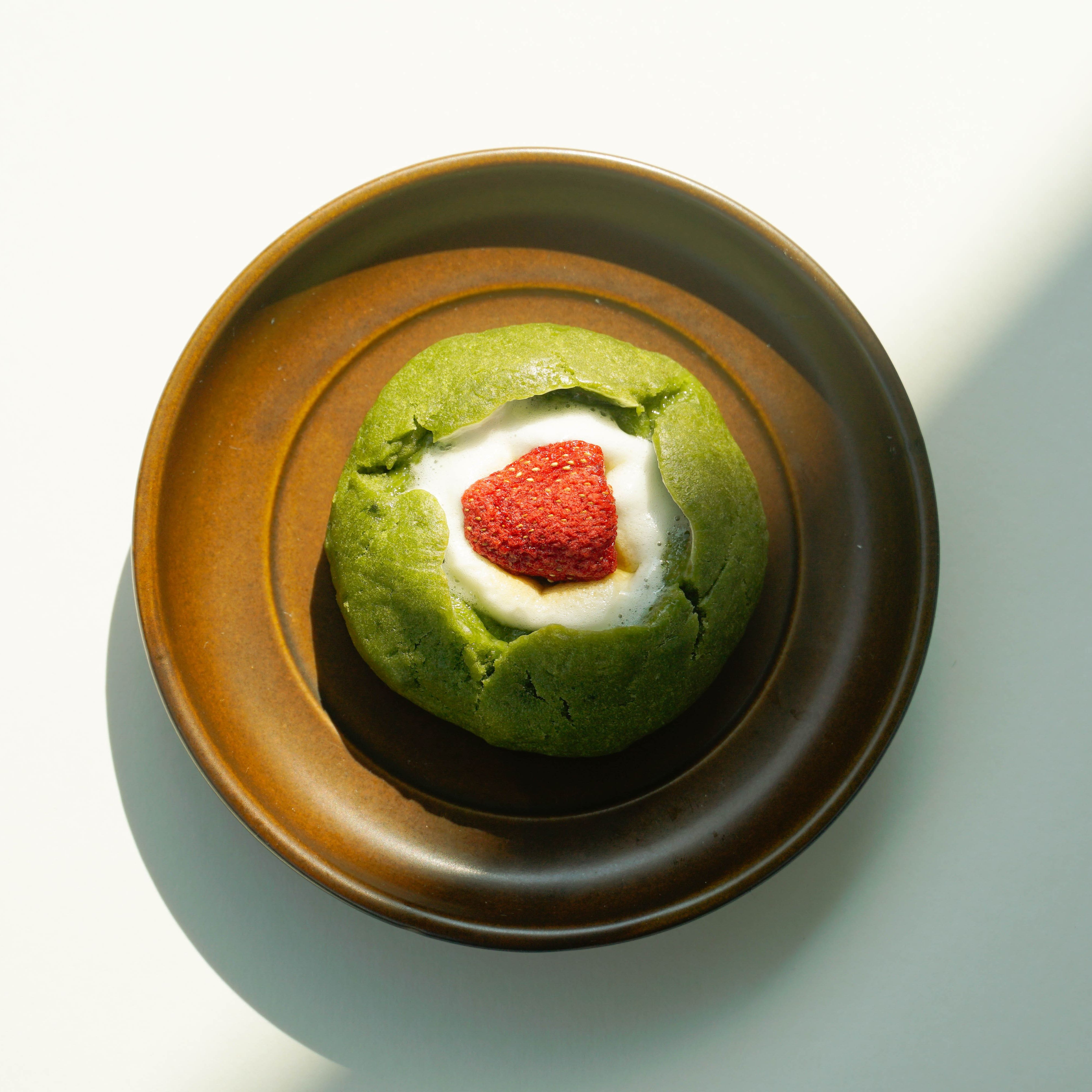 抹茶草莓棉花糖