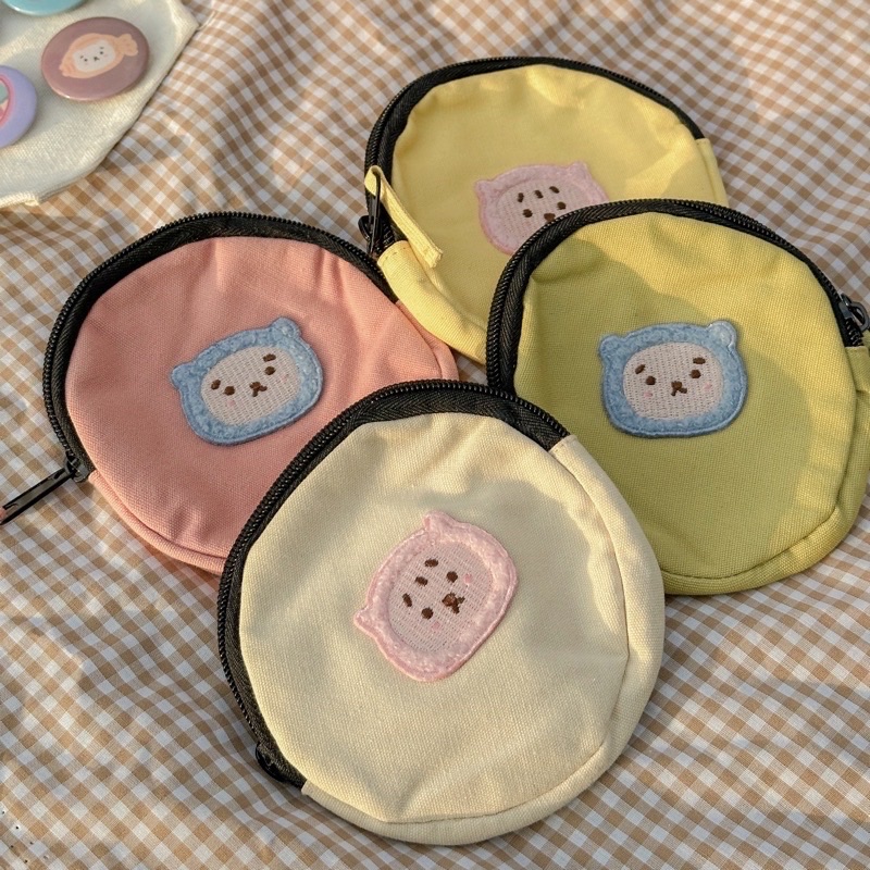 奶油鬆餅刺繡小圓包（期間優惠）