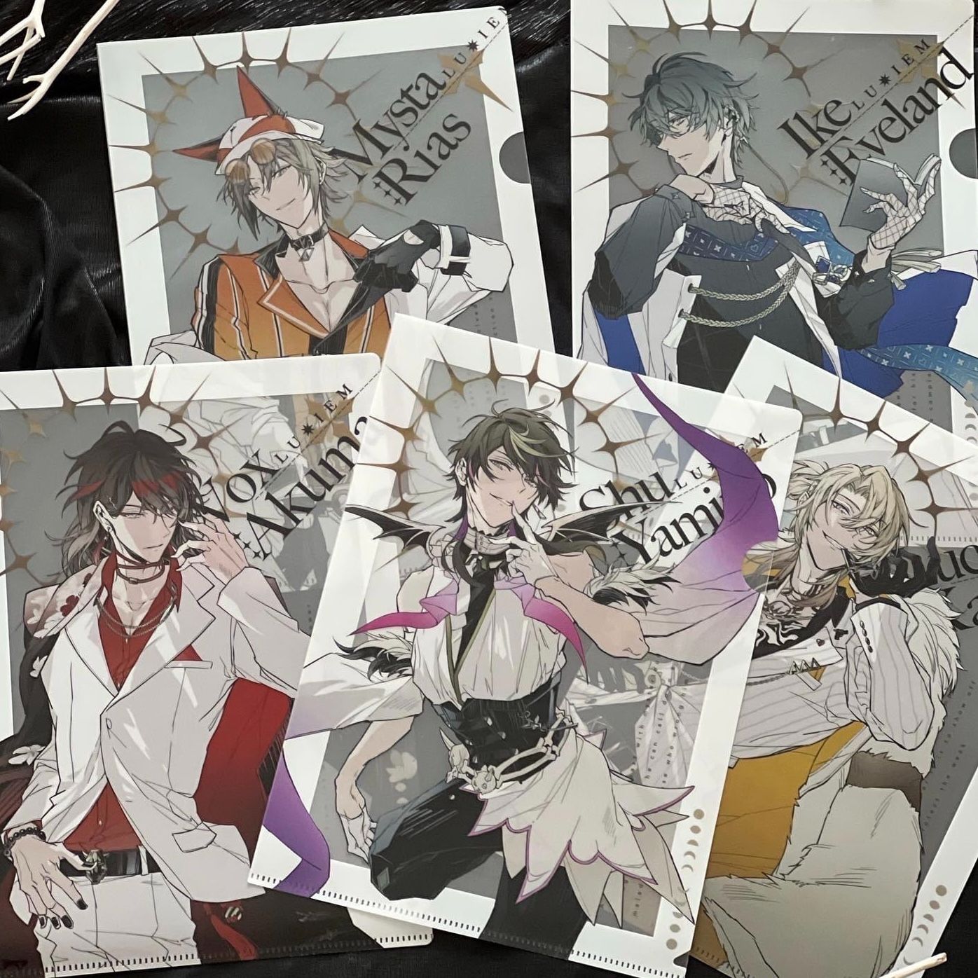 【M.G./A4資料夾】彩虹社/EN組/Luxiem/Luca/Ike/Mysta/Vox/Shu/Noctyx