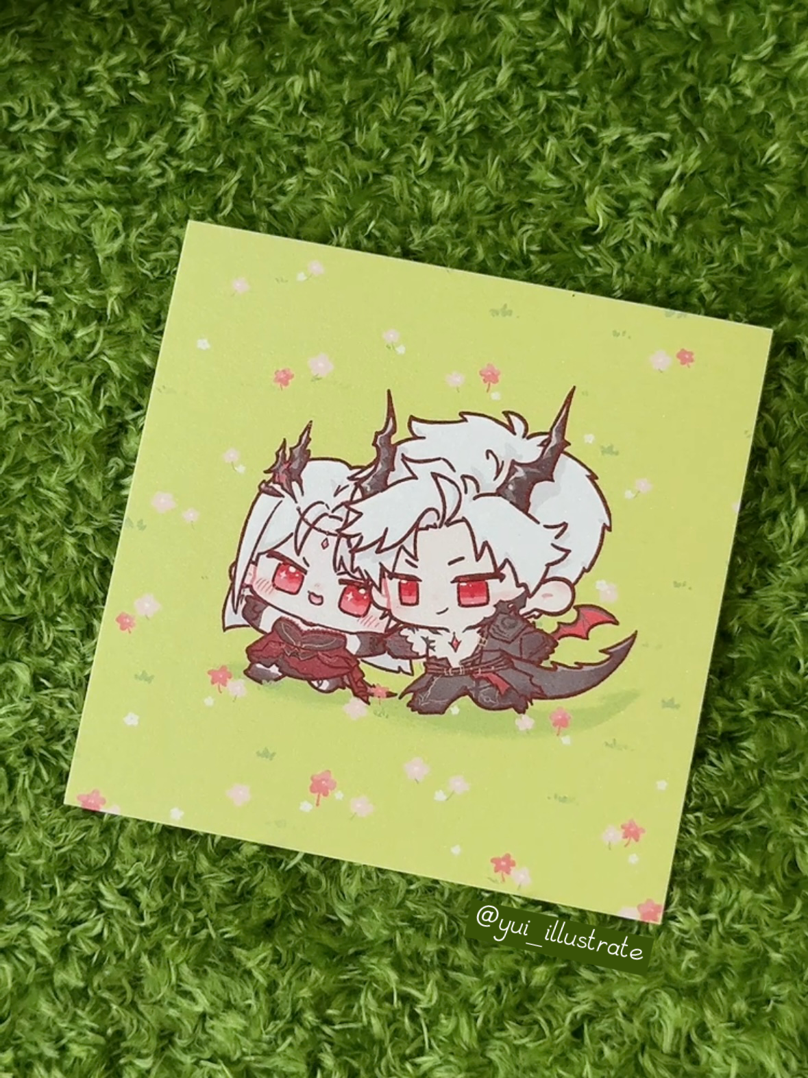 魔女與龍閃閃明信片