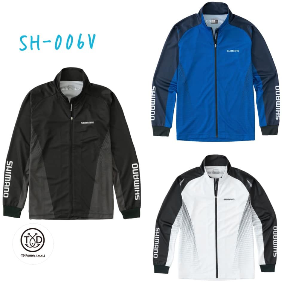 💢【 SHIMANO SH-006V 全拉鍊式長袖排汗衣 】