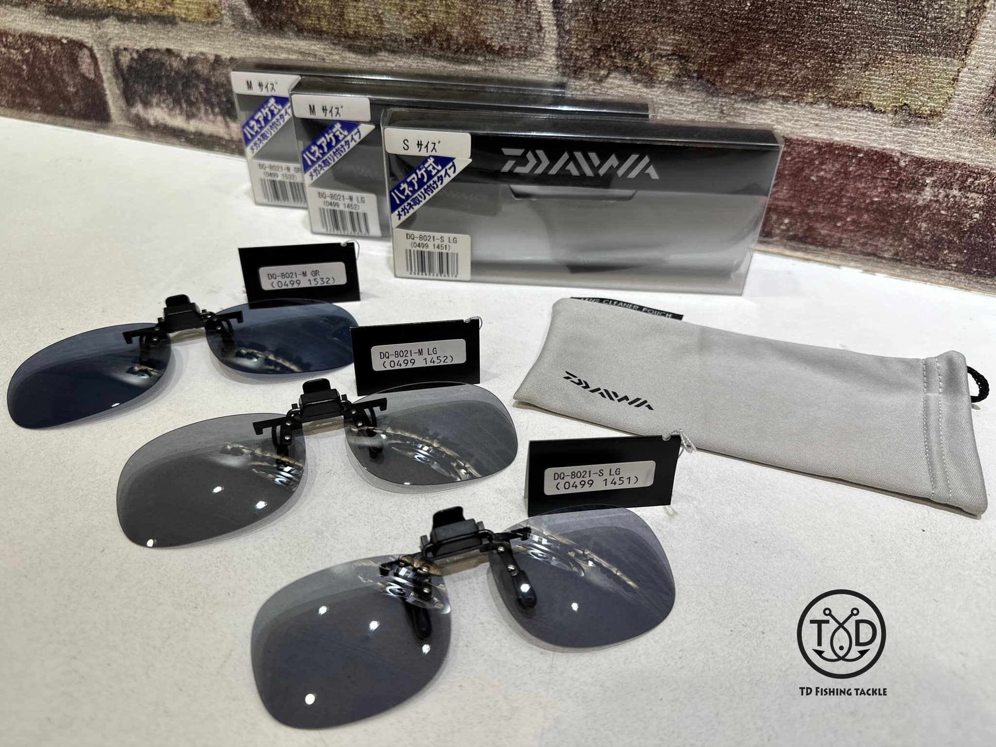 💢【  DAIWA DQ-8021 夾鏡式偏光鏡 】
