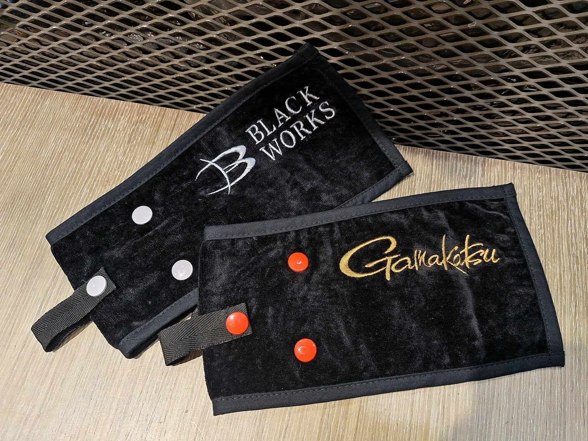 💢GAMAKATSU 擦手巾 GM-2615 Gamakatsu / BLACK WORKS