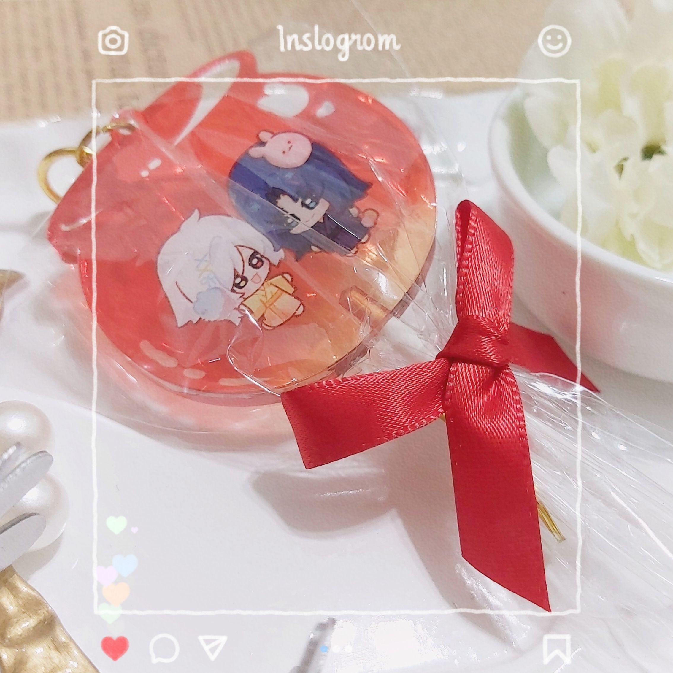 蘋果糖吊飾