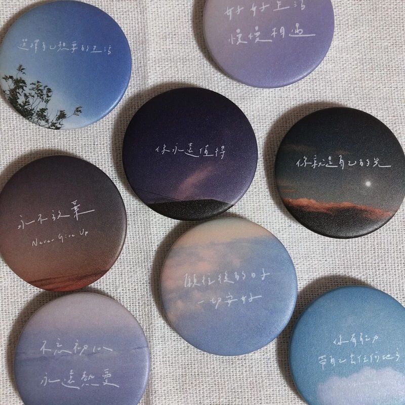 三日揖-44mm手寫徽章