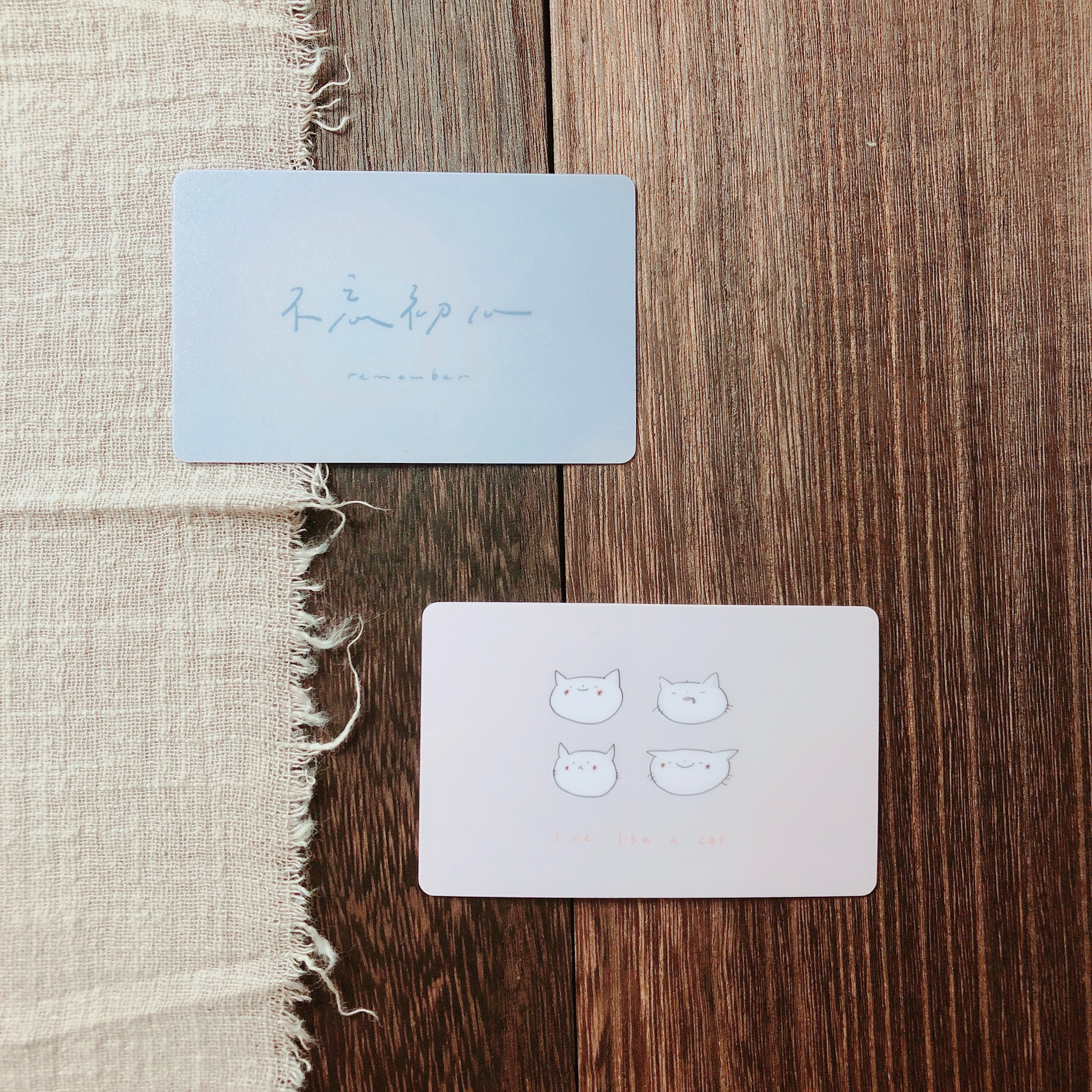 三日揖-悠遊卡貼 4款