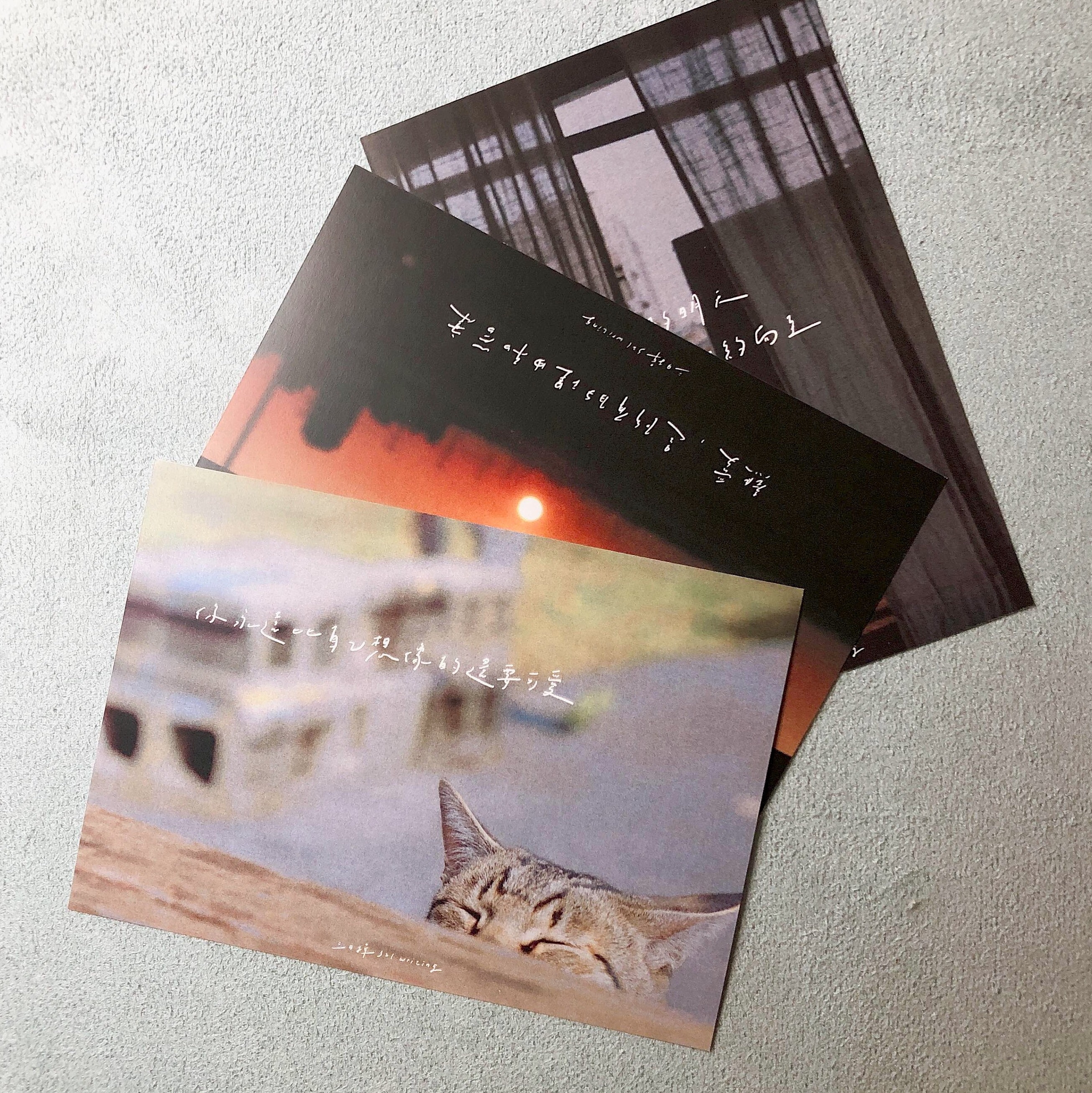 三日揖-明信片 5款