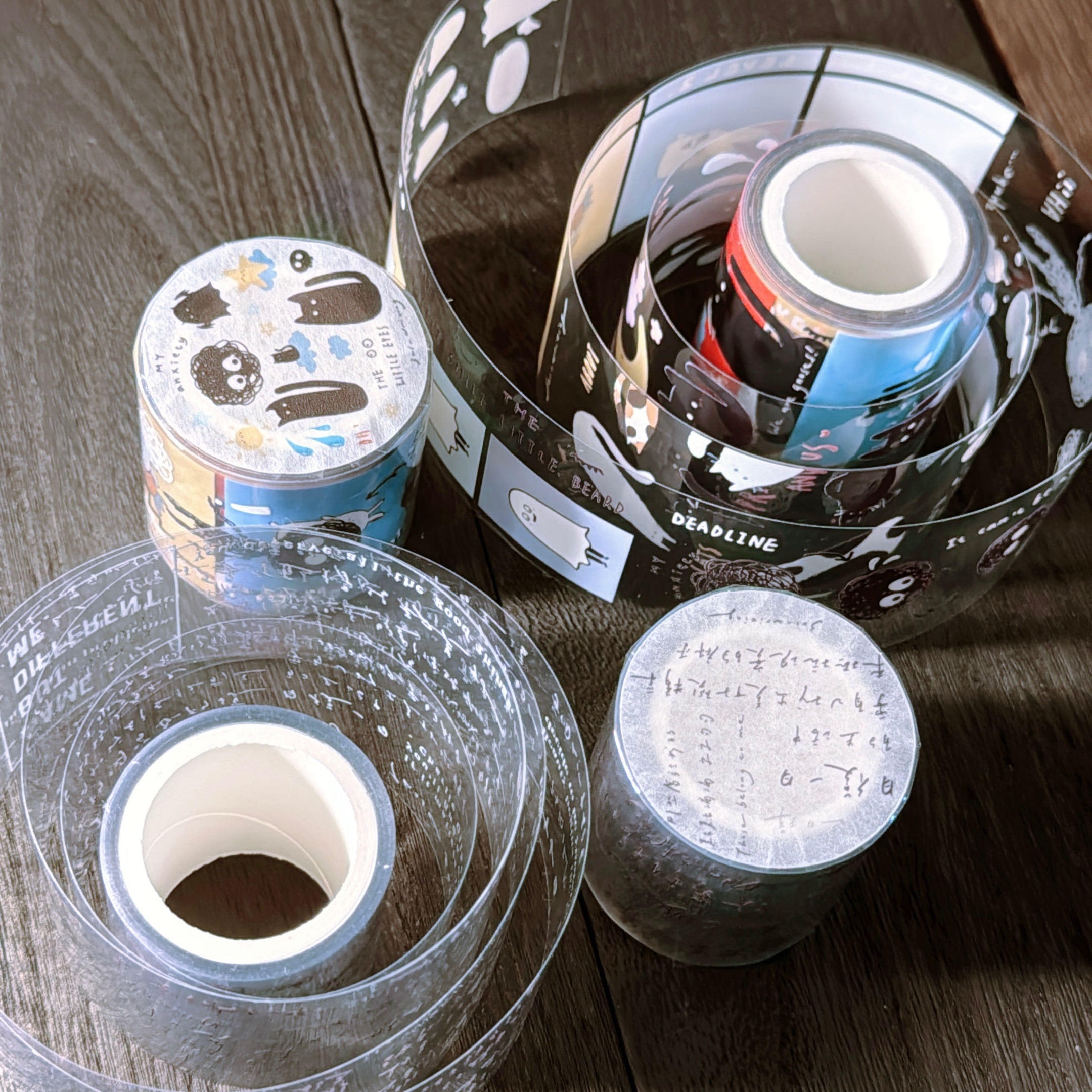 Pet 紙膠帶帶2款