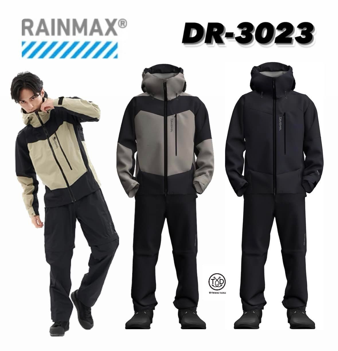 【 DAIWA DR-3023 雨衣套裝】