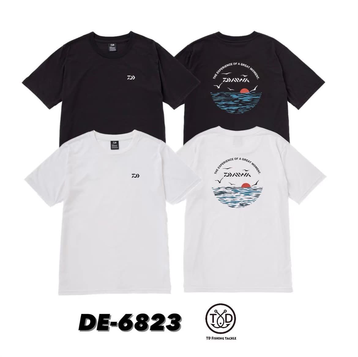 【 Daiwa DE-6823 吸水速乾 短T 】