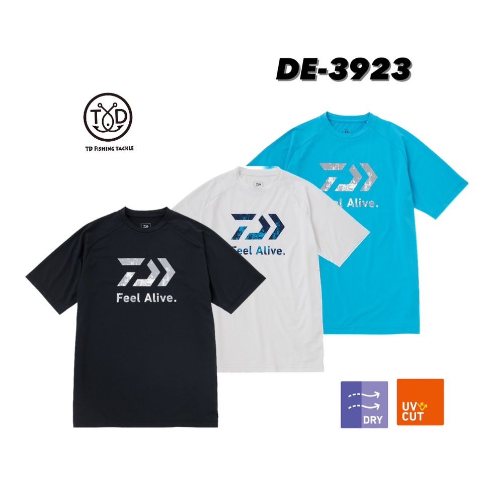 💢【DAIWA DE-3923 短袖上衣 速乾排汗短T】