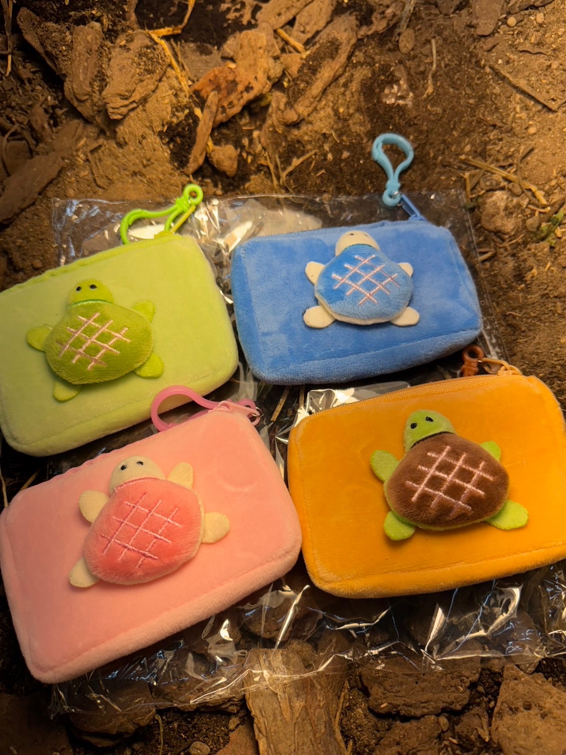 可愛烏龜毛絨零錢包