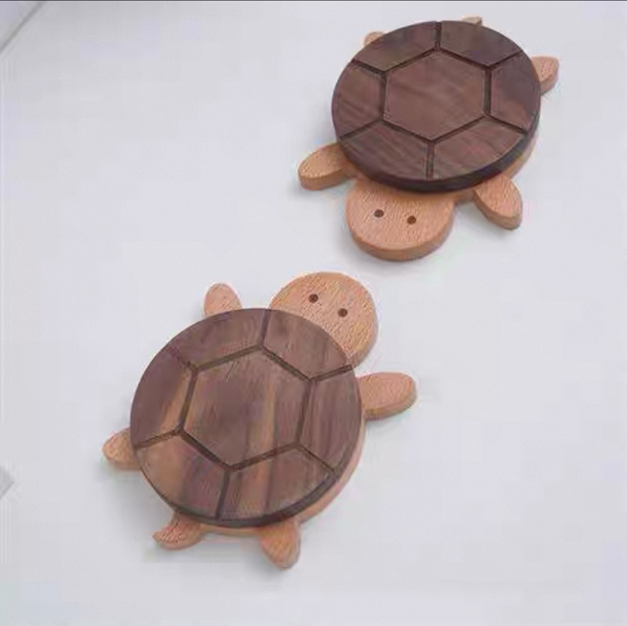 木製烏龜造型隔熱墊