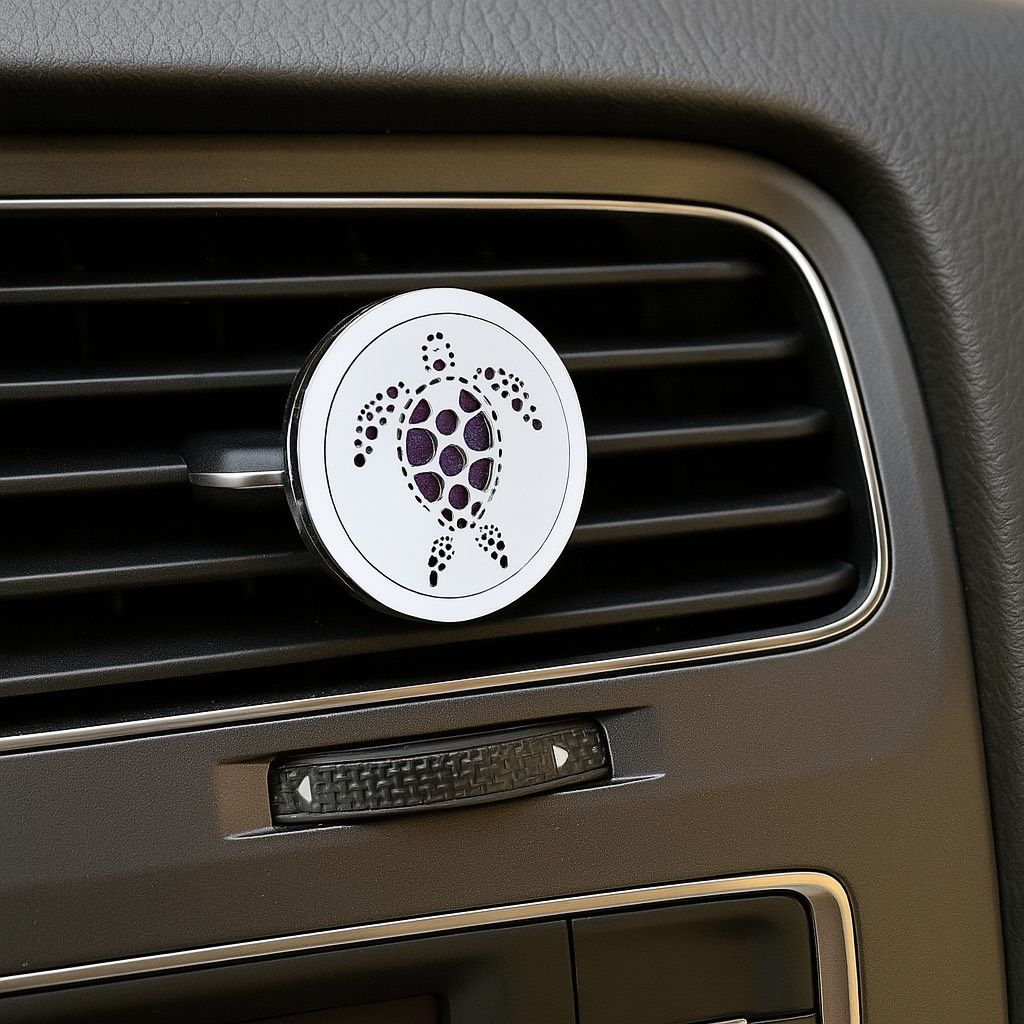 海龜造型 車用出風口香水夾