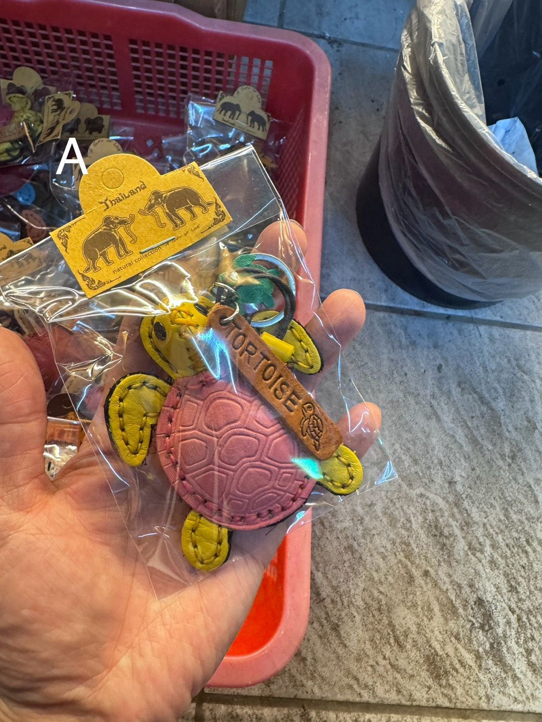 曼谷限定烏龜牛皮鑰匙圈