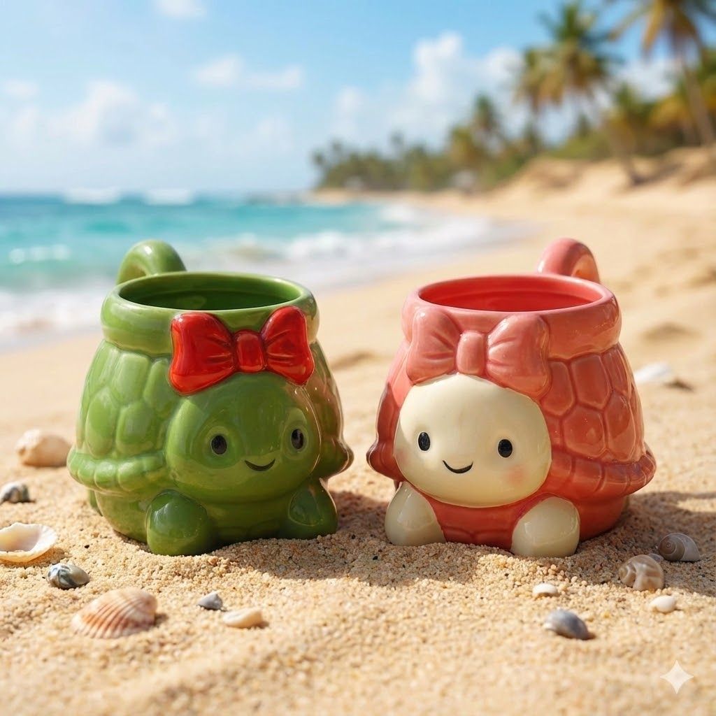 可愛系陶瓷龜龜杯 現貨限量款