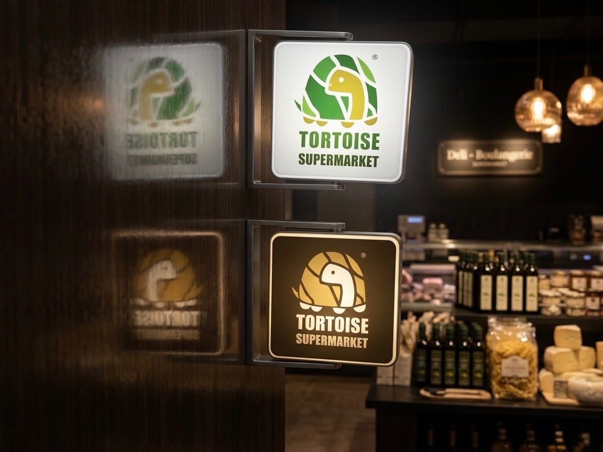 陸龜超市限量燈箱（超級隱藏版）