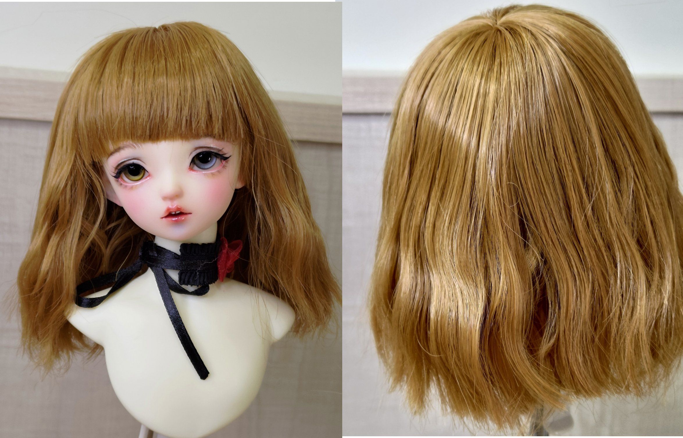 ［BJD娃髮］7-8 inch，高溫絲，長髮