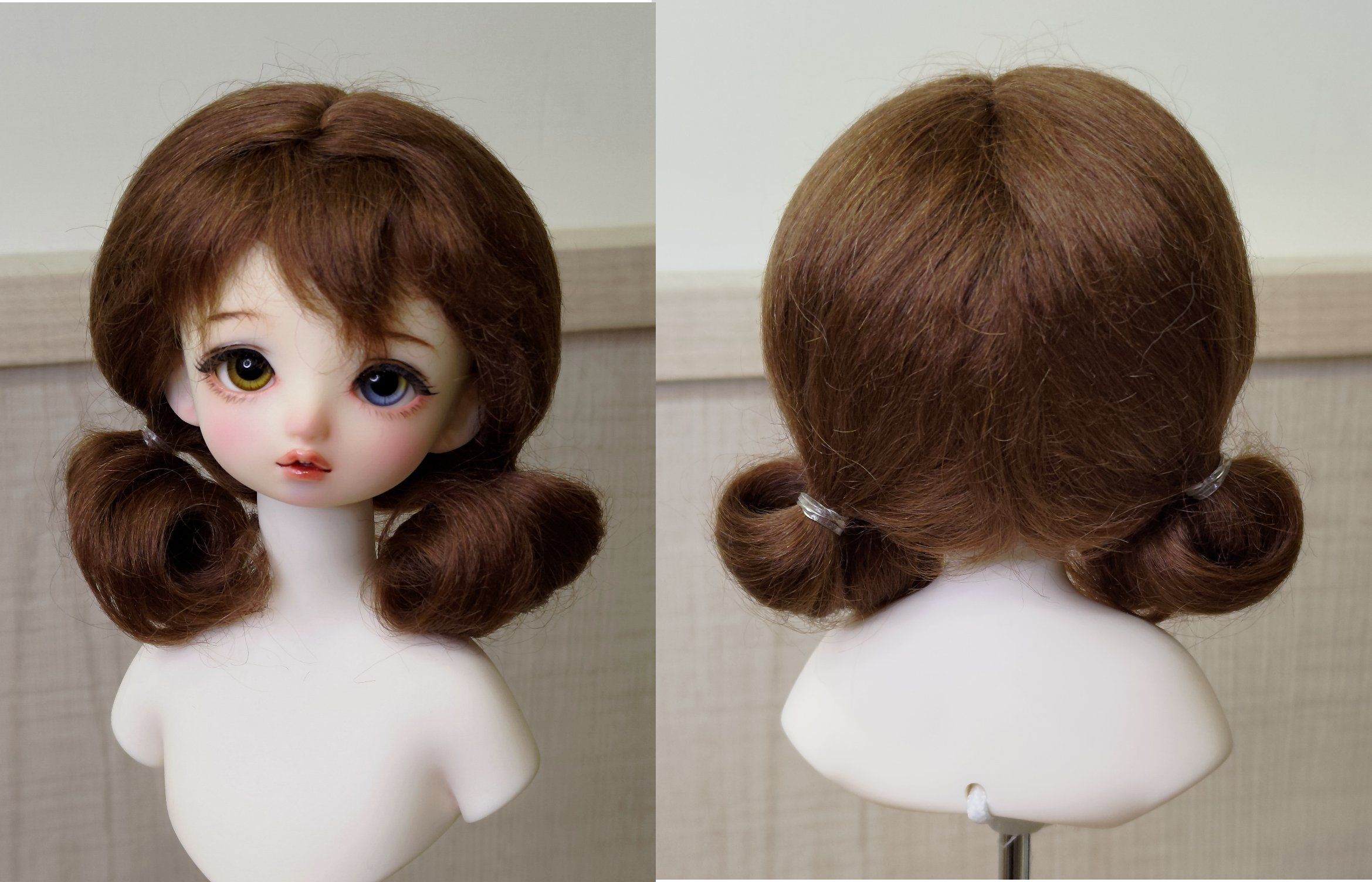 ［BJD娃髮］6-7 inch，仿海馬毛＆高溫絲，1/6適用