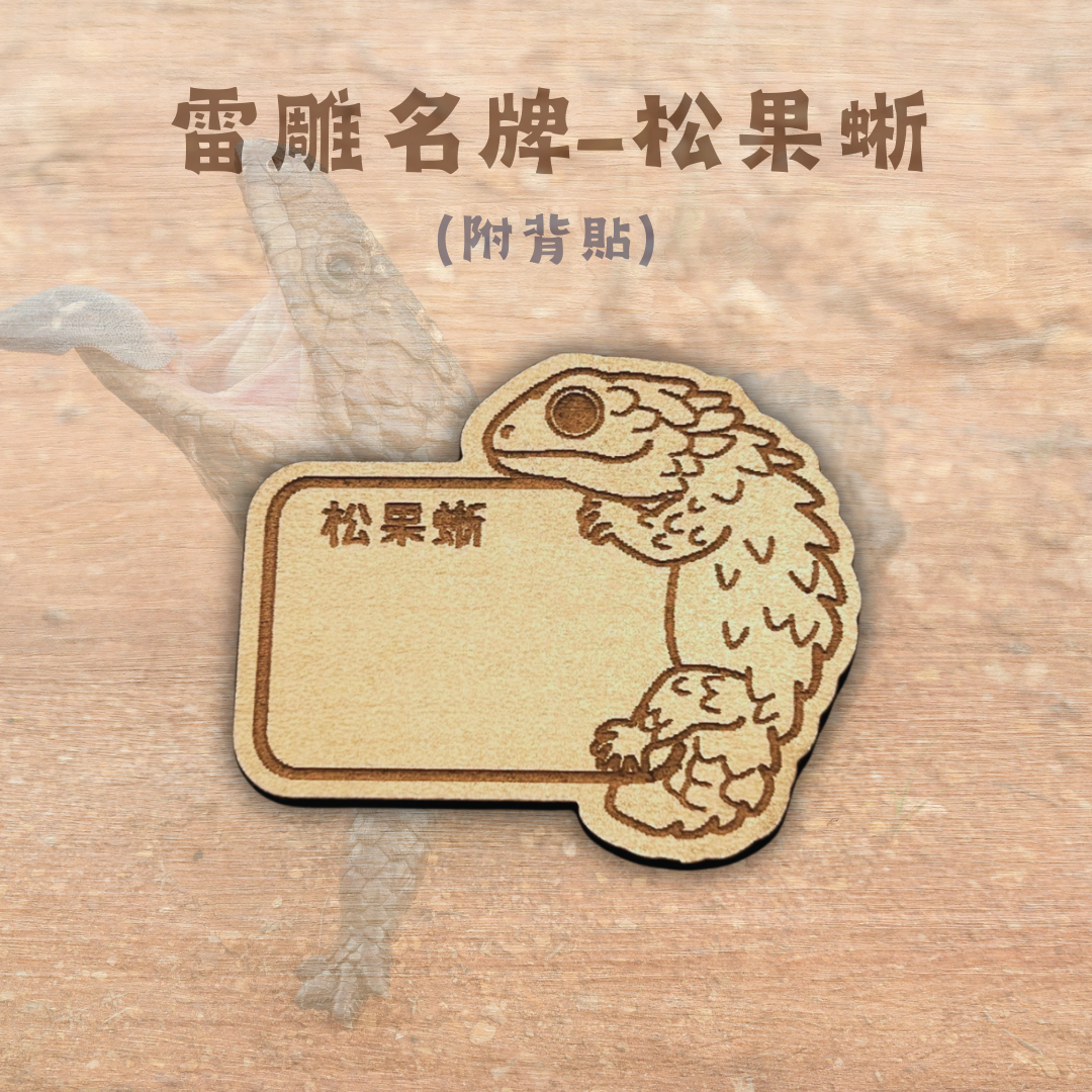 雷雕客製名牌-小型蜥蜴