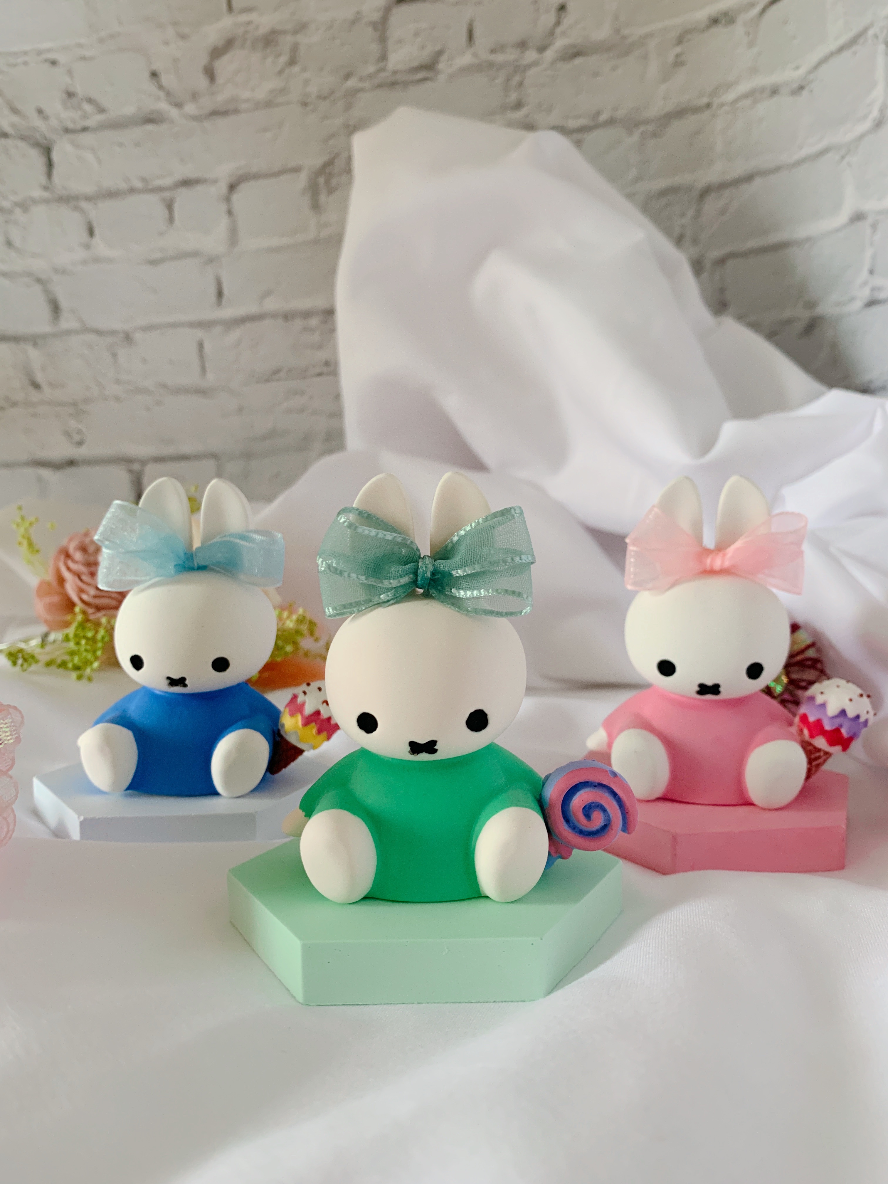 皇后派對•桌上型 米菲兔擴香石（含底座）