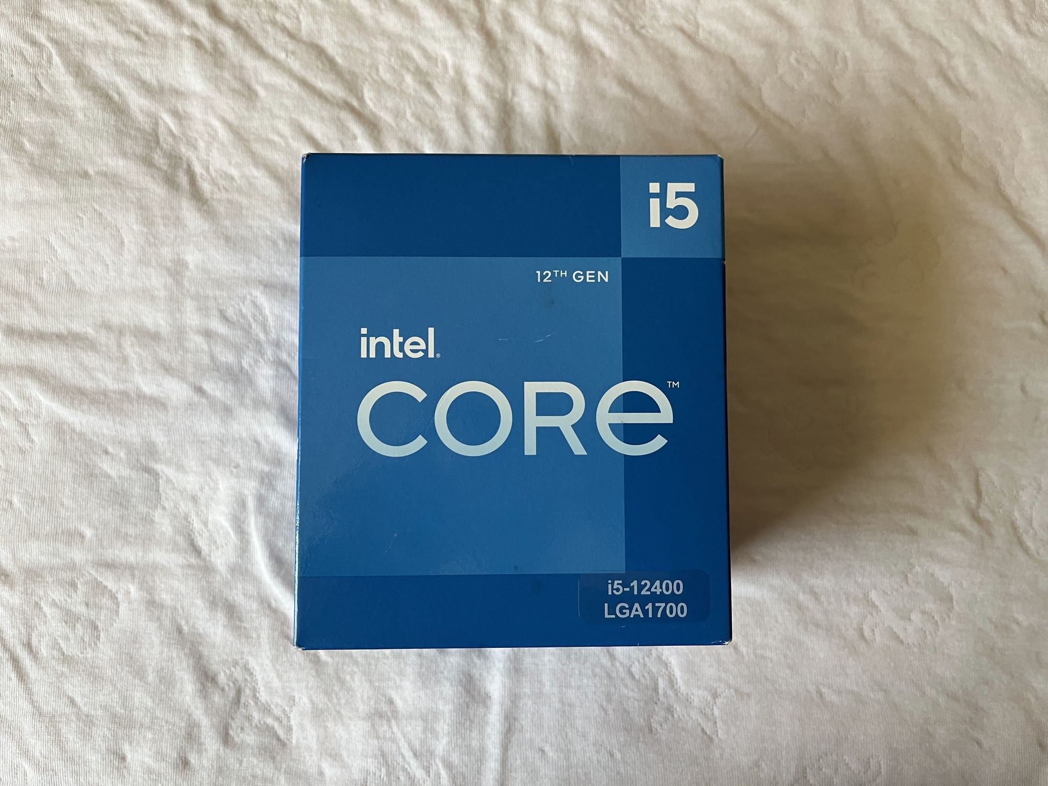 全新未拆 intel i5-12400 盒裝 公司貨