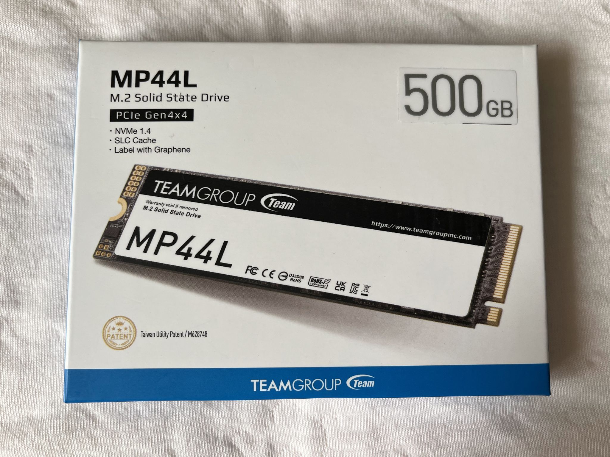 全新未拆 Team 十銓 MP44L 500GB M.2 PCIe SSD 固態硬碟
