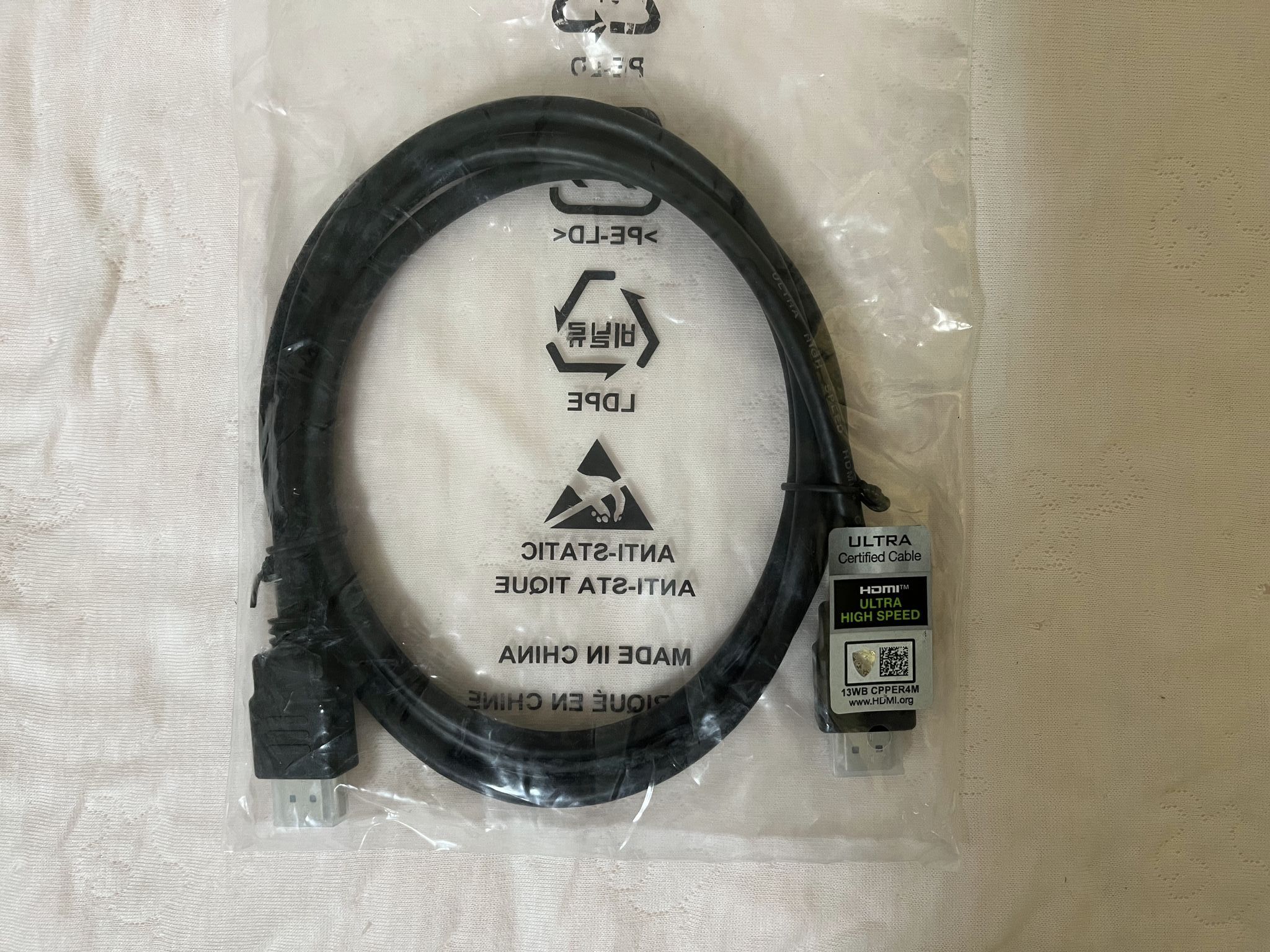 全新 HDMI 2.1 螢幕傳輸線 影音傳輸線 1.5米