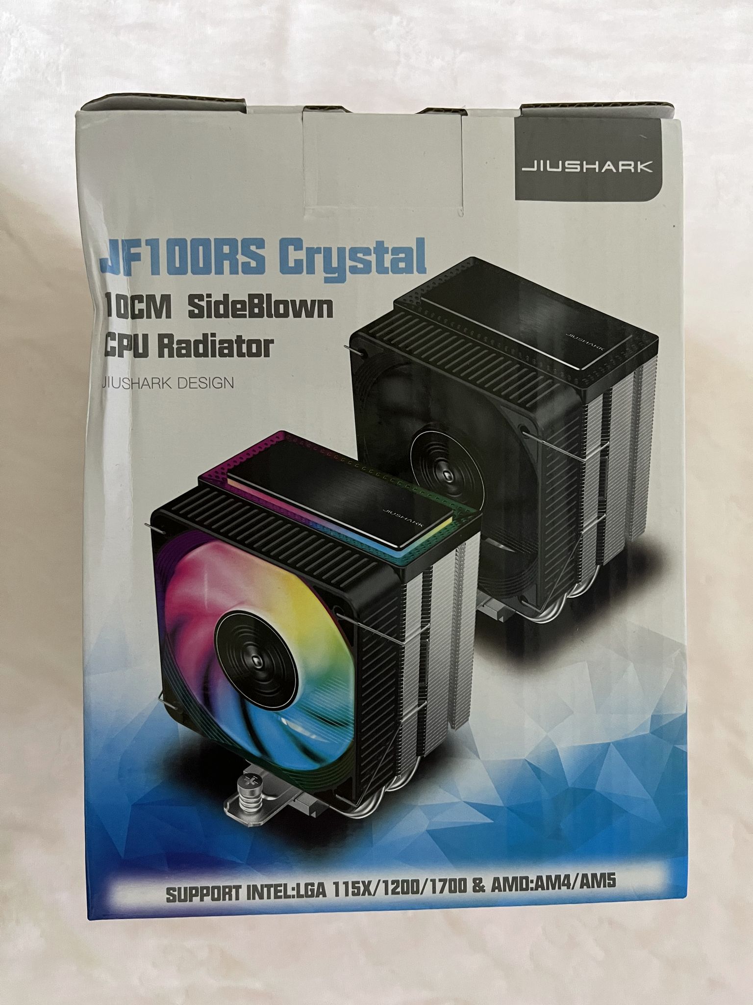 全新 九鯊 JIUSHARK JF100RS 黑色 無光版 CPU散熱器