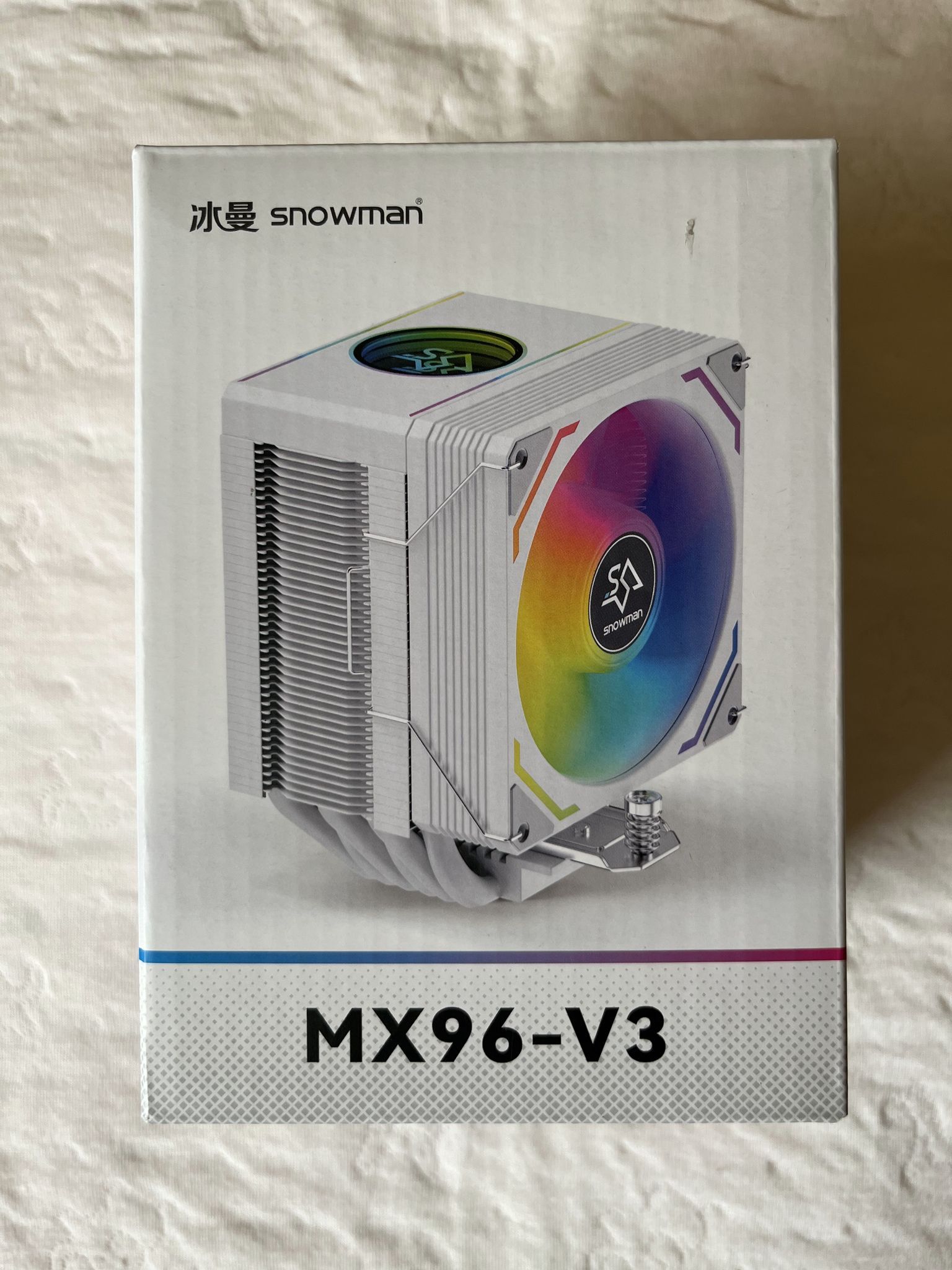 冰曼 snowman MX96-V3 6導管 白色 無光版 CPU散熱器