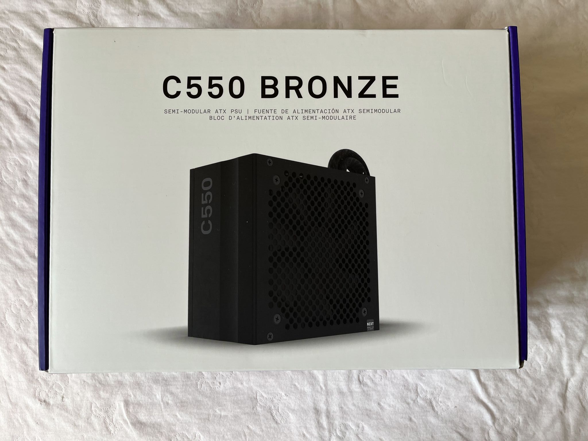 NZXT C550 550W 銅牌 半模組 電源供應器