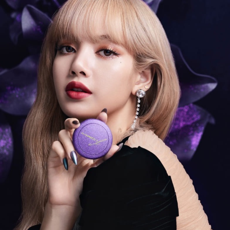 Blackpink Lisa ：M‧A‧C X L限量聯名系列-超激光炫彩餅 （全新品