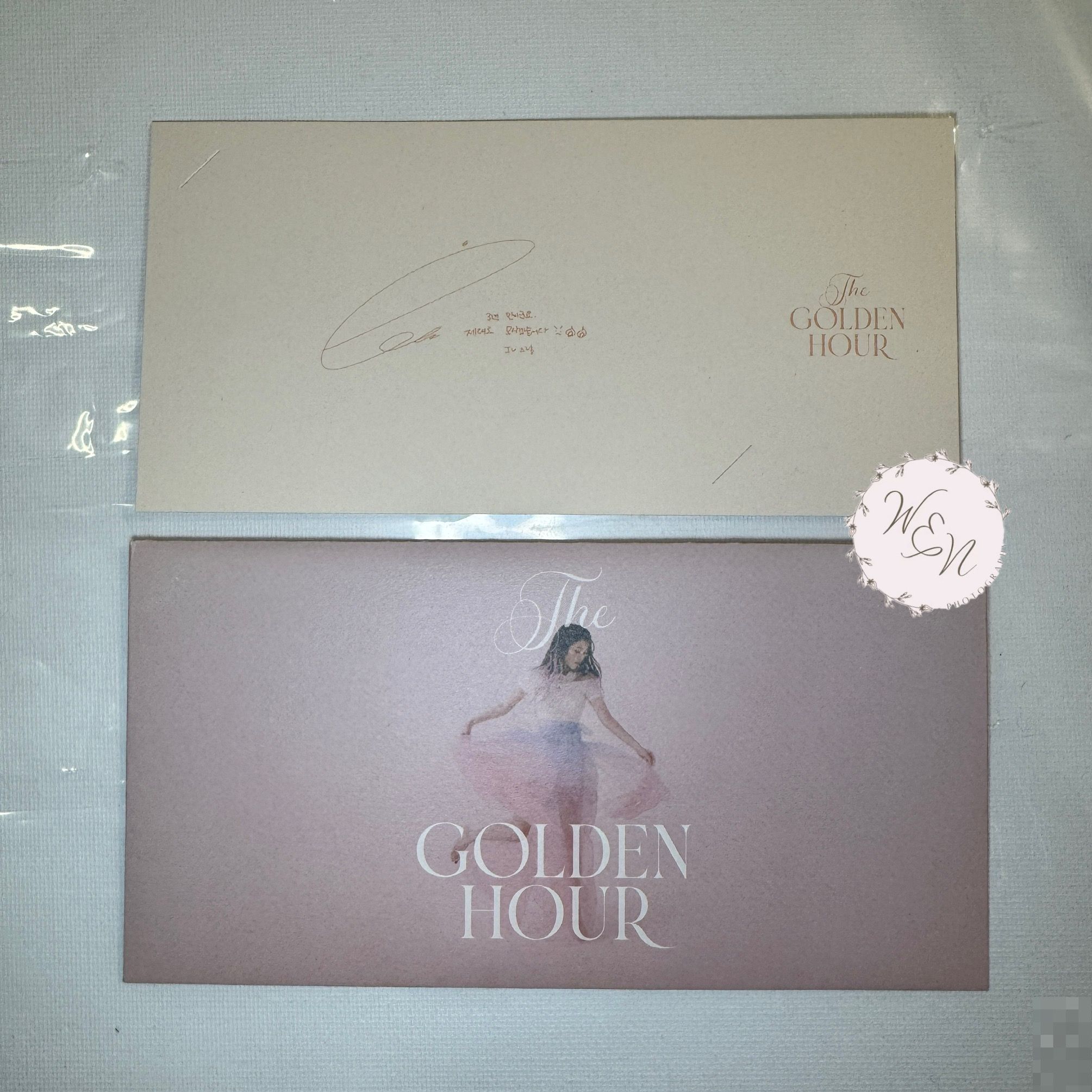 《票卡》IU小卡 2022 The Golden Hour 票夾組 J區