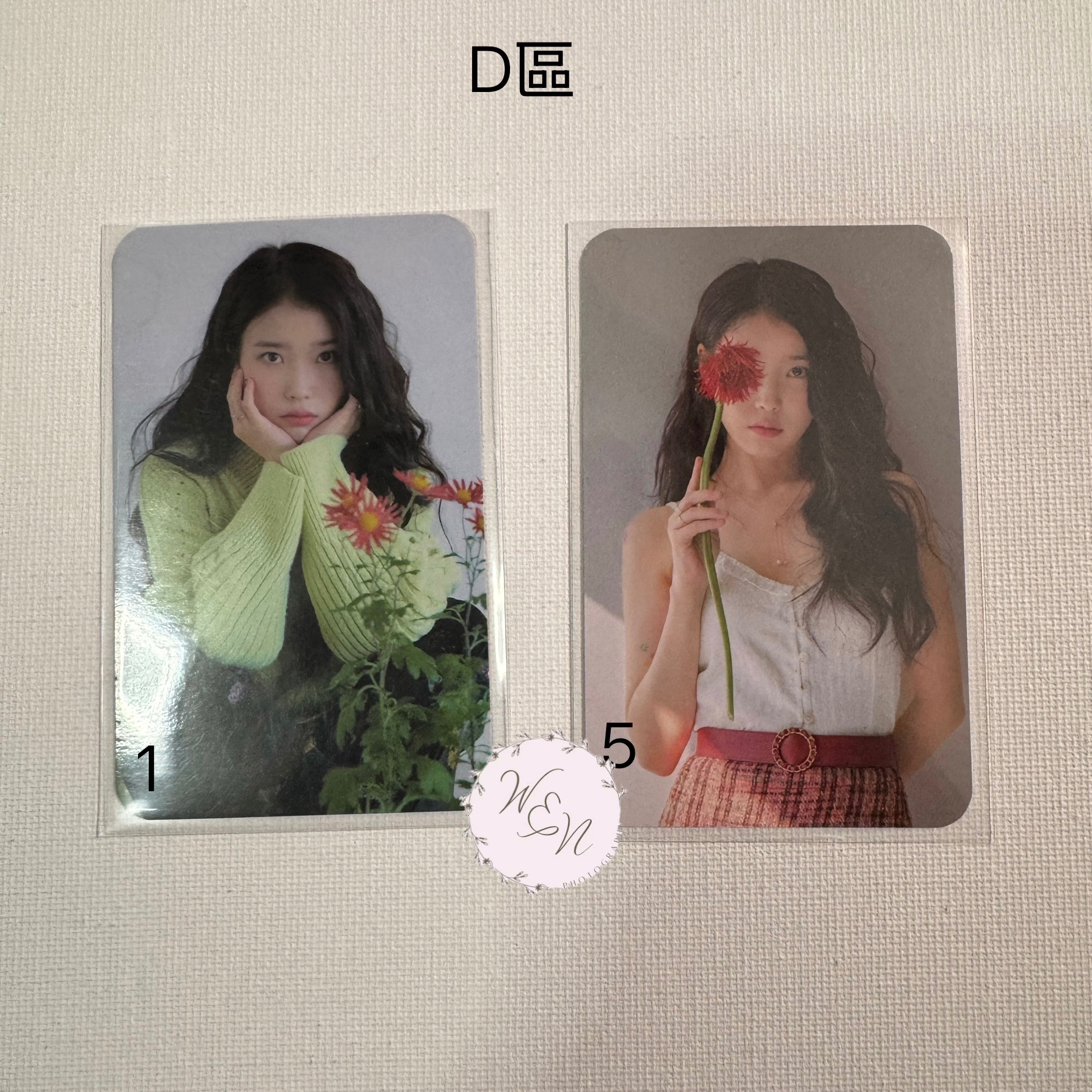 《小卡》IU小卡 2019年曆小卡 D區