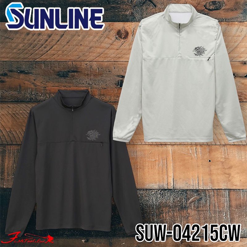 《SUNLINE》 SUW-04215CW 獅子圖案防蚊長袖釣魚衫 23年款