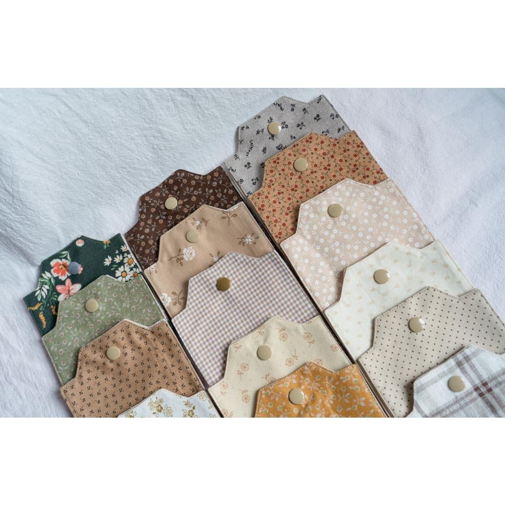 【現貨在台】泰國純棉小花口罩折疊收納套 純手工日本布料 口罩暫存夾 重複使用 日系質感選物 泰國代購