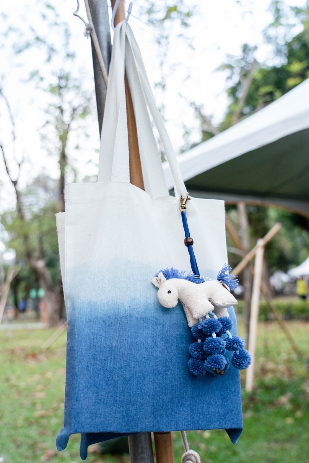 清邁藍染小馬娃娃＆藍染小包