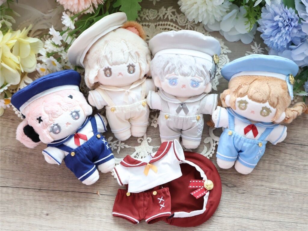 10cm 迷你水手 褲款 銀白