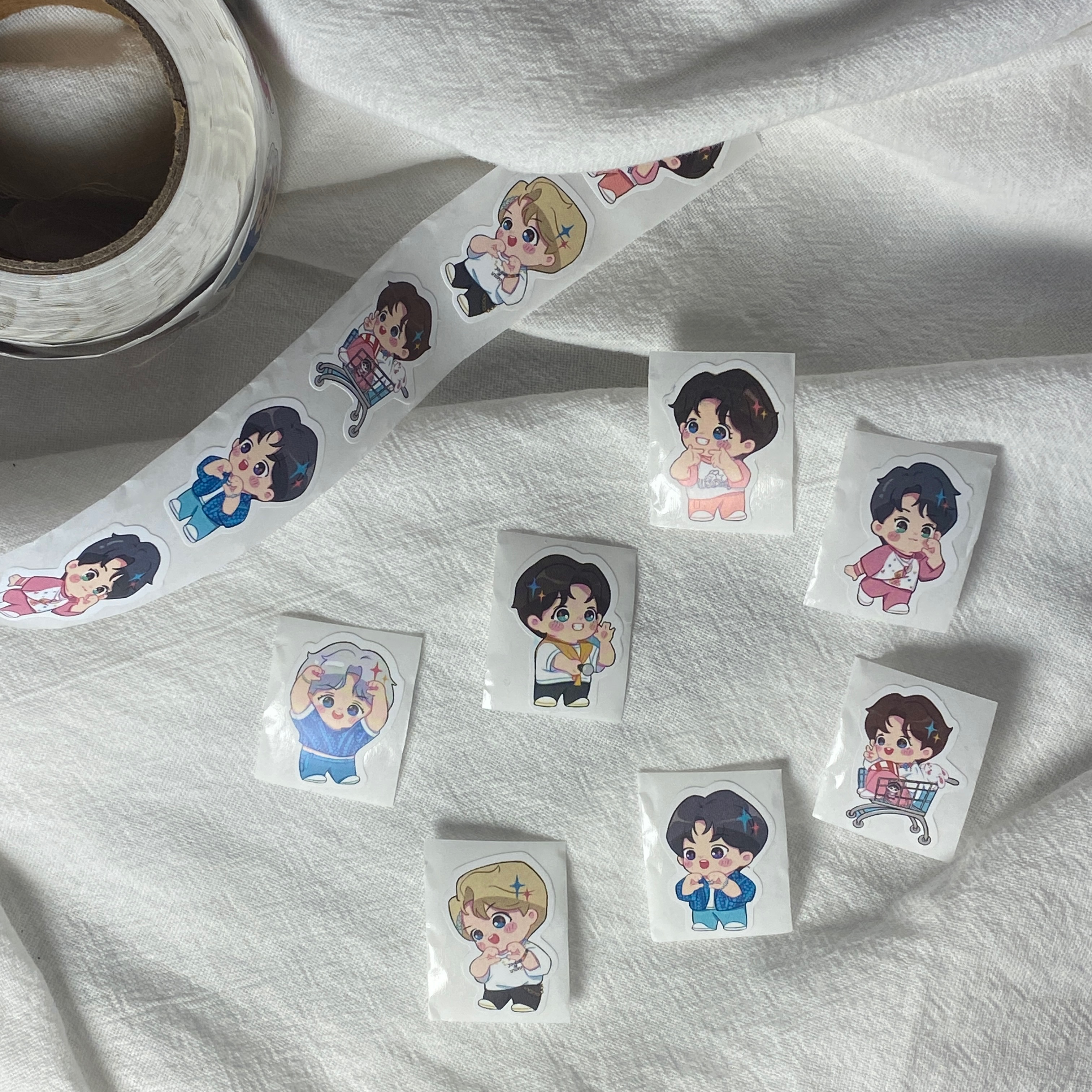 時團卷卷貼500張