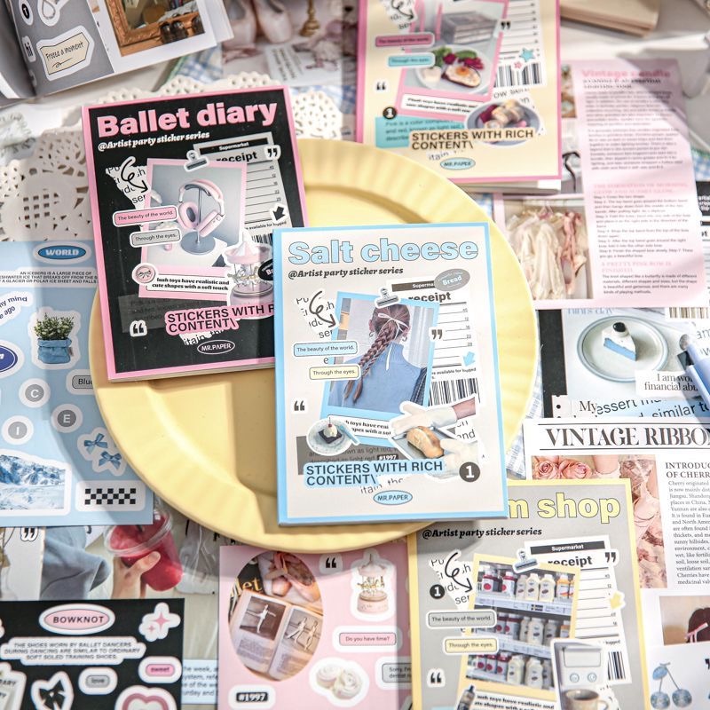 切膜素材貼紙本（20p）