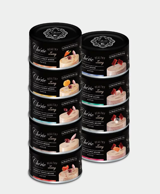 現貨+預購登記Cherie法麗黑罐主食罐 85G