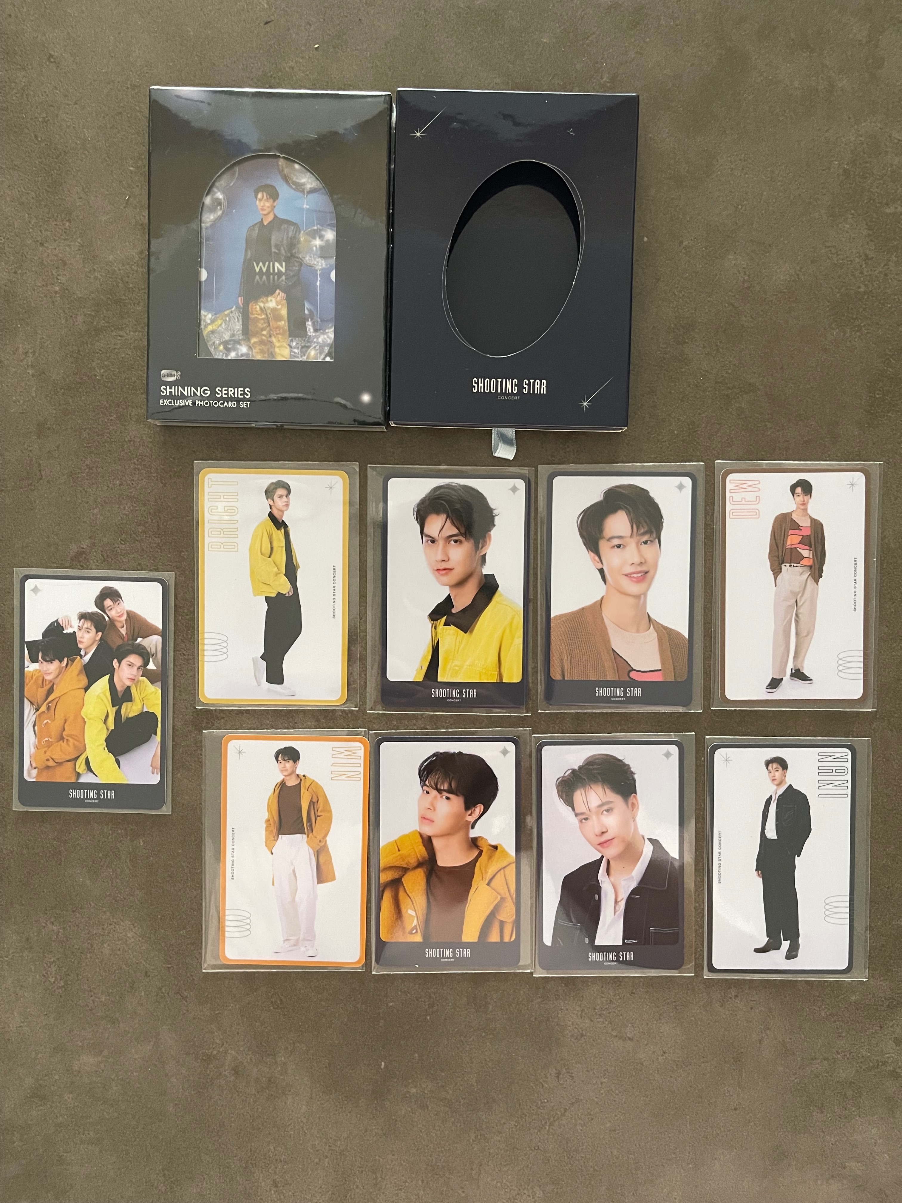 F4 Shooting Star演唱會 絕版小卡、Win Shining Series 未拆封小卡