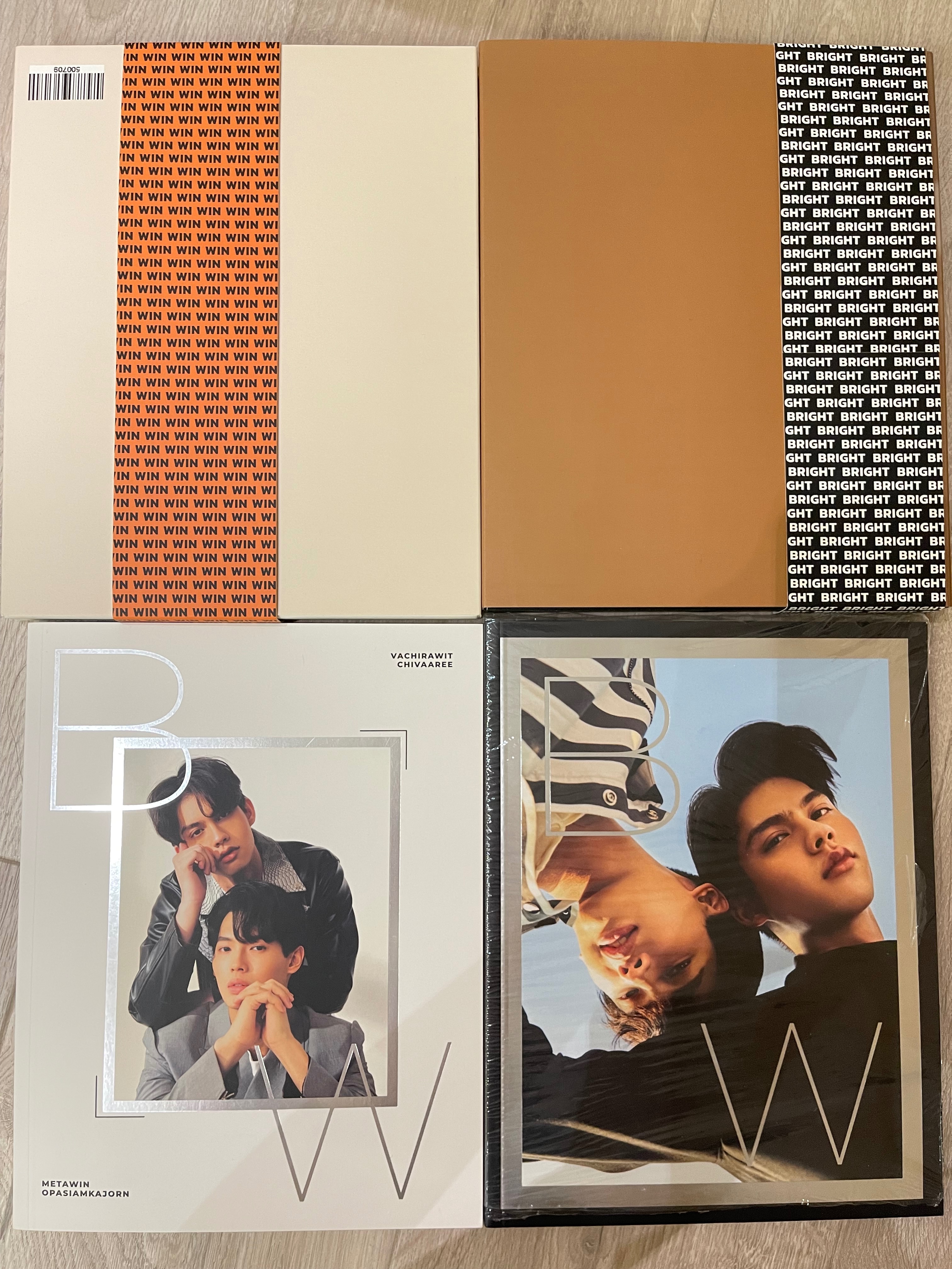 Bright、Win 初次個人寫真及2gether黑白版本寫真