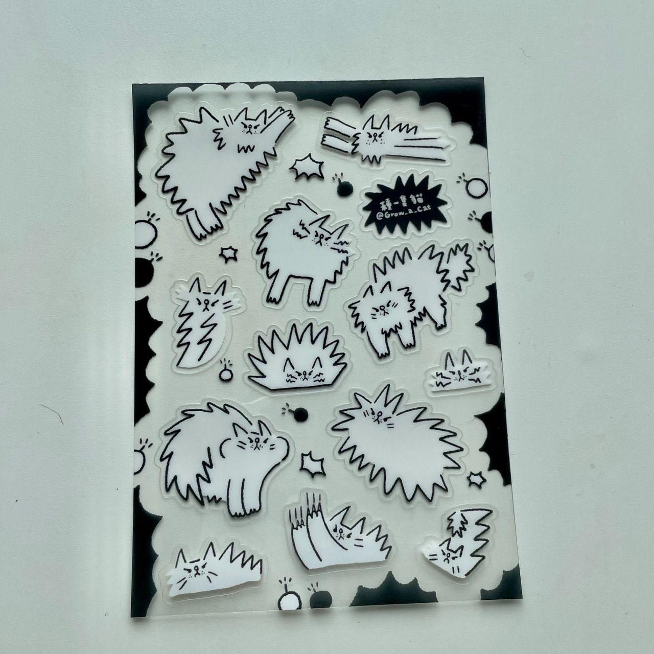 【種一隻貓】氣炸貓貓圖鑑貼紙（NEW）