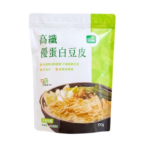 【三機】高纖優蛋白豆皮